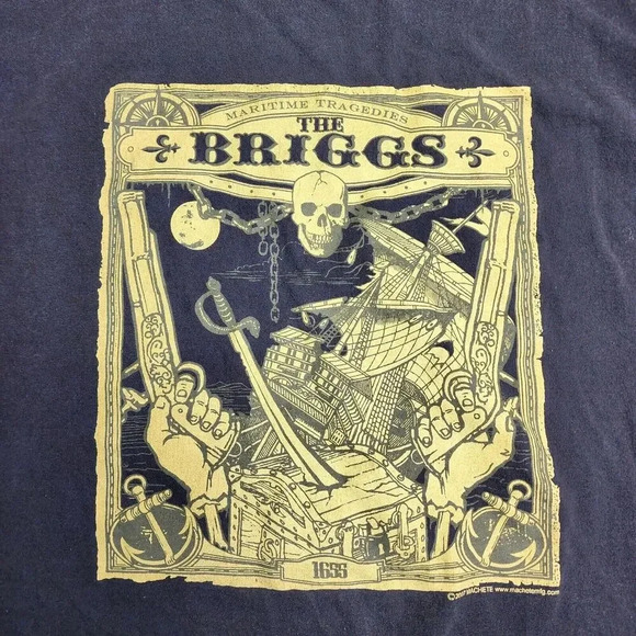 2007 Machete The Briggs 1655 Maritime Tragedies Shirt Size Large - Picture 4 of 7